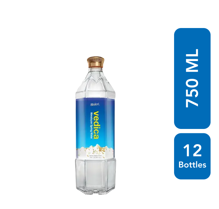 Vedica 750 ML Glass Water Bottle